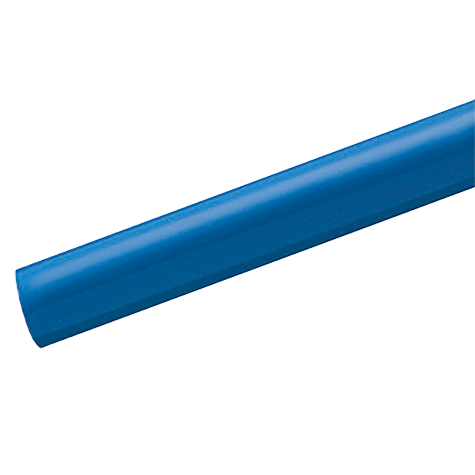 Picture of plastic blue tubing